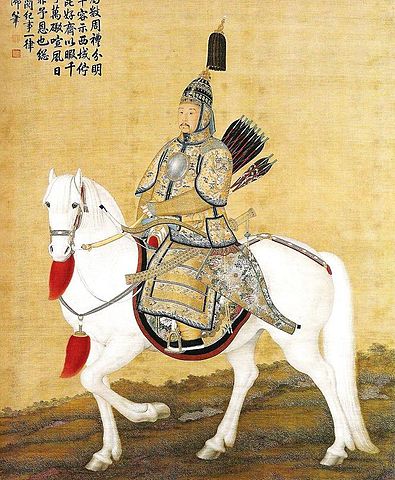 Kangxi emperor in armour (Source:
                                https://commons.wikimedia.org/wiki/File:Armoured_Kangxi_Emperor.jpg)