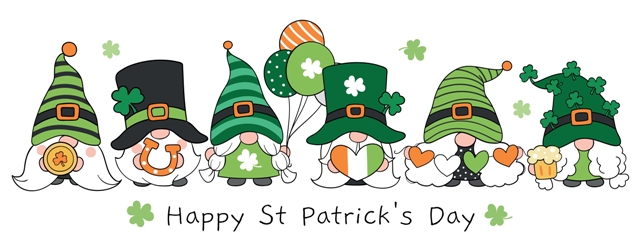 Gnomes'
                            Happy St. Patrick's Day by Anchalee Ar
                            (Source:
https://www.shutterstock.com/image-vector/draw-vector-illustration-character-design-banner-2106270911)