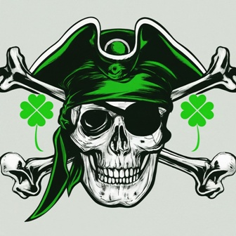 Irish
                                            pihttps://www.shutterstock.com/image-generated/pirate-skull-bones-separate-irish-clover-2427557217)rate's





                                            skull & crossbones by
                                            Shutterstock AI (