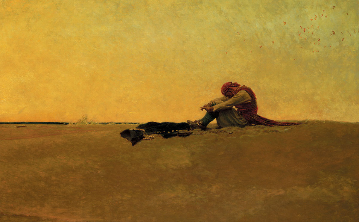 Marooned by Howard
                        Pyle, 1909 (Source:
                        https://commons.wikimedia.org/wiki/File:Marooned_(close_up).jpg)
https://commons.wikimedia.org/wiki/File:Marooned_(close_up).jpg)